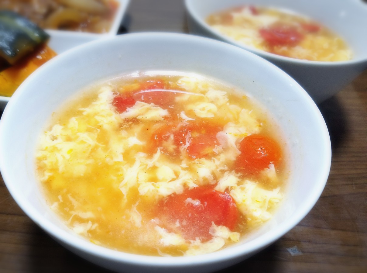 2021-6-25　トマト卵スープ