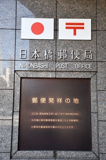 日本橋郵便局　郵便発祥の地