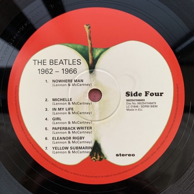 【ビートルズ/希少水平線ラベル/US原盤45】THE BEATLES/60年代